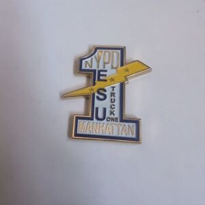 NYPD ESU Truck One with lightning bolt challenge coin